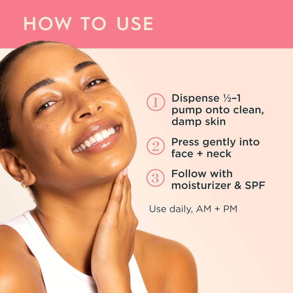 Rosehip and seabuckthorn oils nourish for a healthy-looking glow.