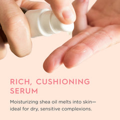 Silky oil texture glides on without heaviness for everyday use.