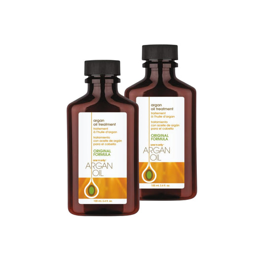 One 'N Only Argan Oil Hair Treatment bottle with pour spout for easy application.