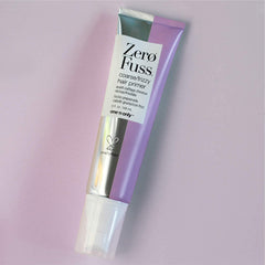 One 'N Only Zero Fuss Primer applied to damp hair for quick prep.