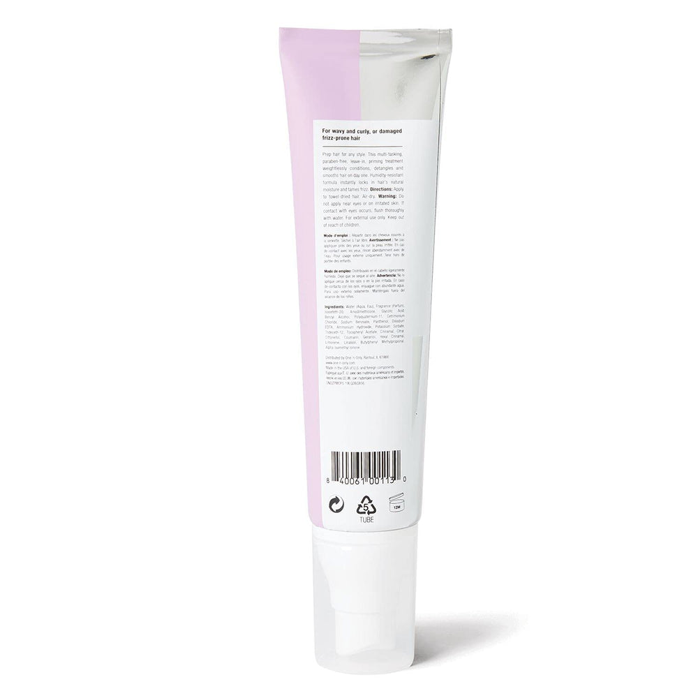 One 'N Only Zero Fuss Primer spray nozzle enables easy no-heat styling.