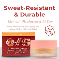 One/Size packaging highlights asbestos-free talc for safe skin.
