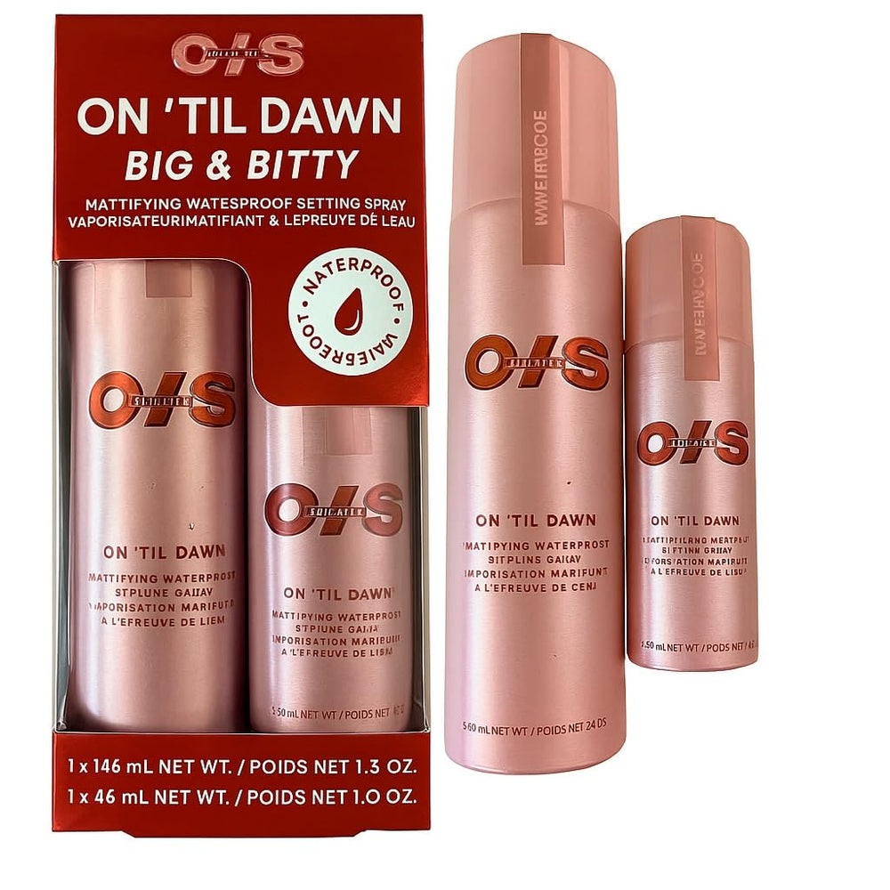 On ’Til Dawn Big & Bitty travel-size bottle for on-the-go touch-ups.
