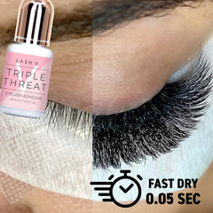 One V Salon Strong Triple Threat studio setup for efficient lash services.