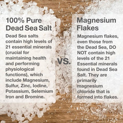 Close-up of One With Nature Dead Sea Salt crystals highlighting pure minerals for revitalizing bath routines.
