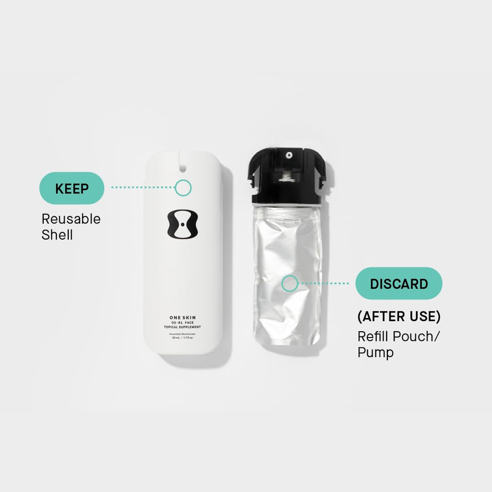 OneSkin FACE OS-01 in daily routine after cleansing for quick application.
