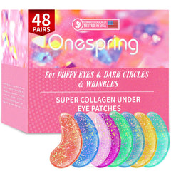 Onespring eye masks soothe puffy eyes with cooling hydration and gentle tightening.