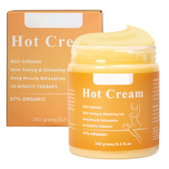 Onkessy Hot Cream cellulite massaging action with warming feel for firmer skin