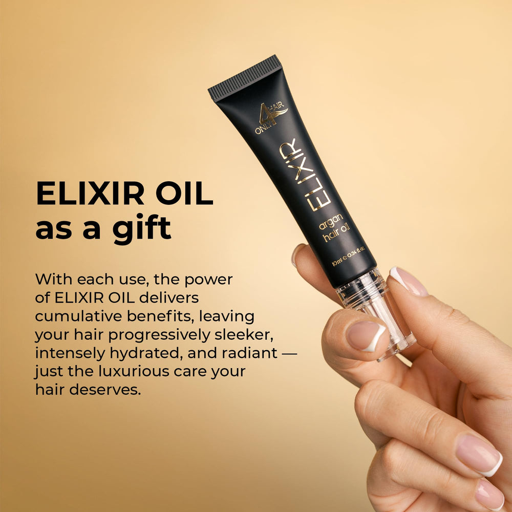 ONLY4HAIR after use hair looks hydrated, smooth, and glossy