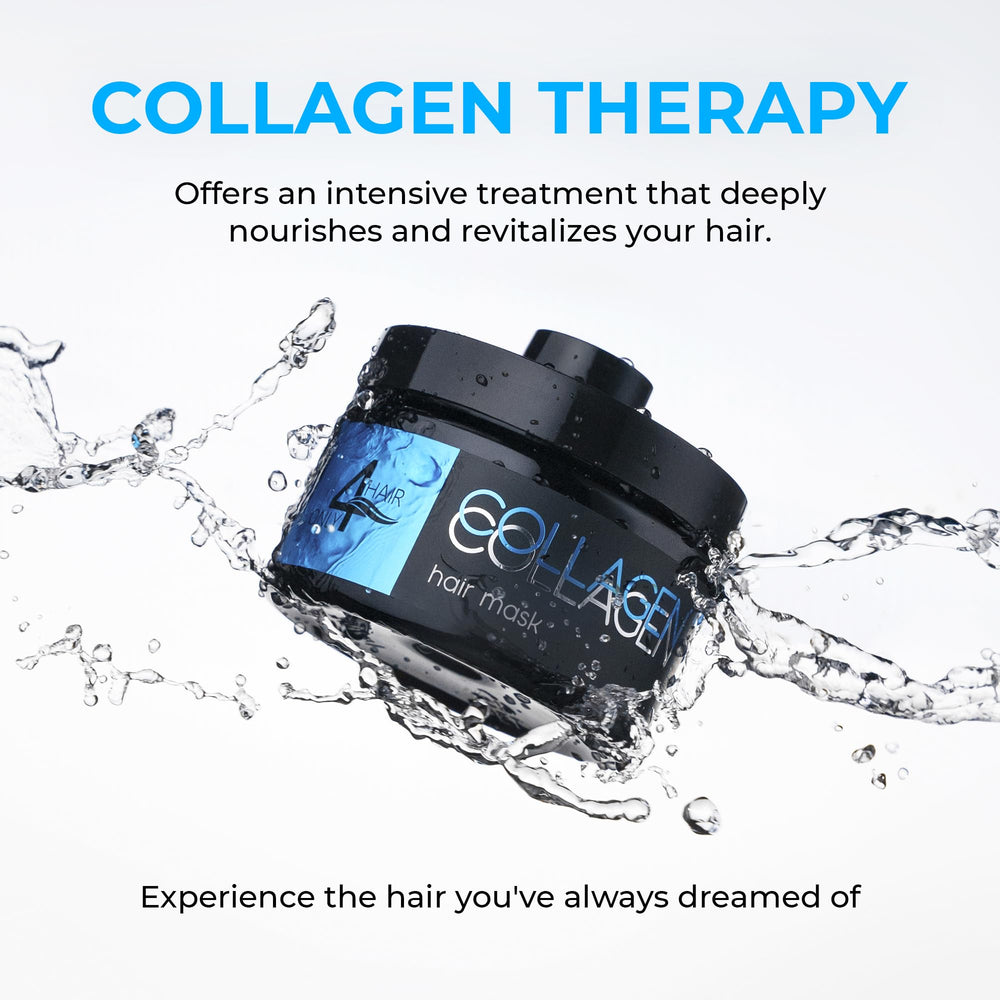 ONLY4HAIR Collagen Hair Mask packaging showing premium repair for damaged hair.