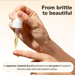 Onsen Secret tsubaki oil nourishing blend for nails and cuticles