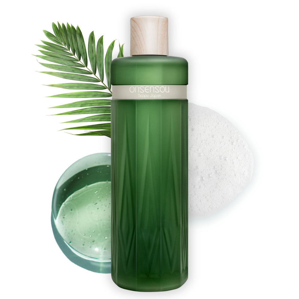 ONSENSOU dry scalp shampoo bottle with soothing formula for daily use.