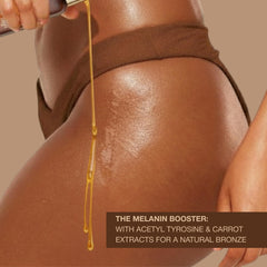 Non-sticky finish demonstrated by Onyx La Playa tanning spray