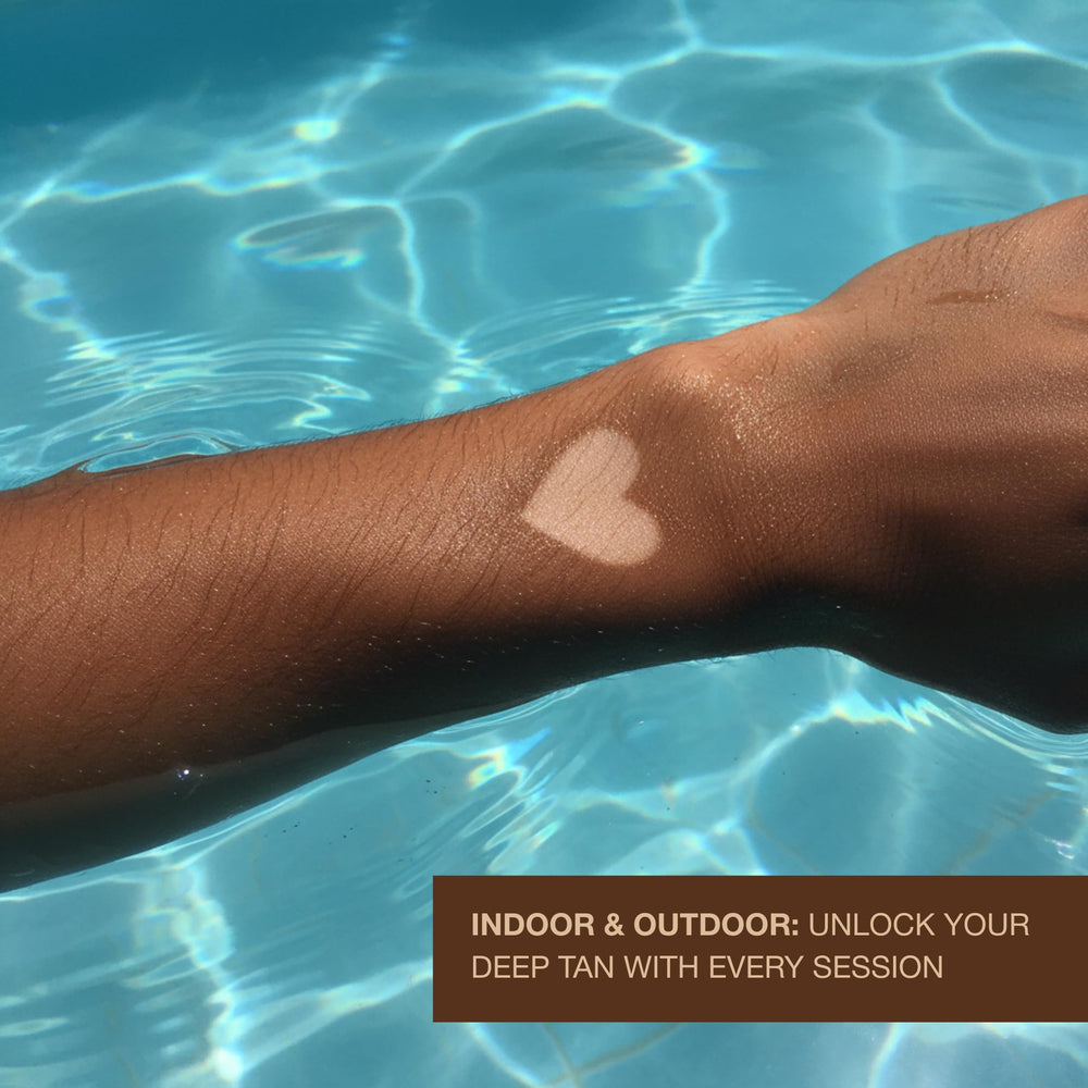 Texture detail of Onyx La Playa dry oil for bronzing