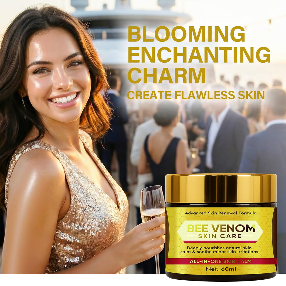 Onzzyl Bee Venom Cream face-firming formula provides quick hydration under makeup.
