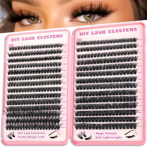 OOPPOO lash clusters dense 80d-100d for fuller look