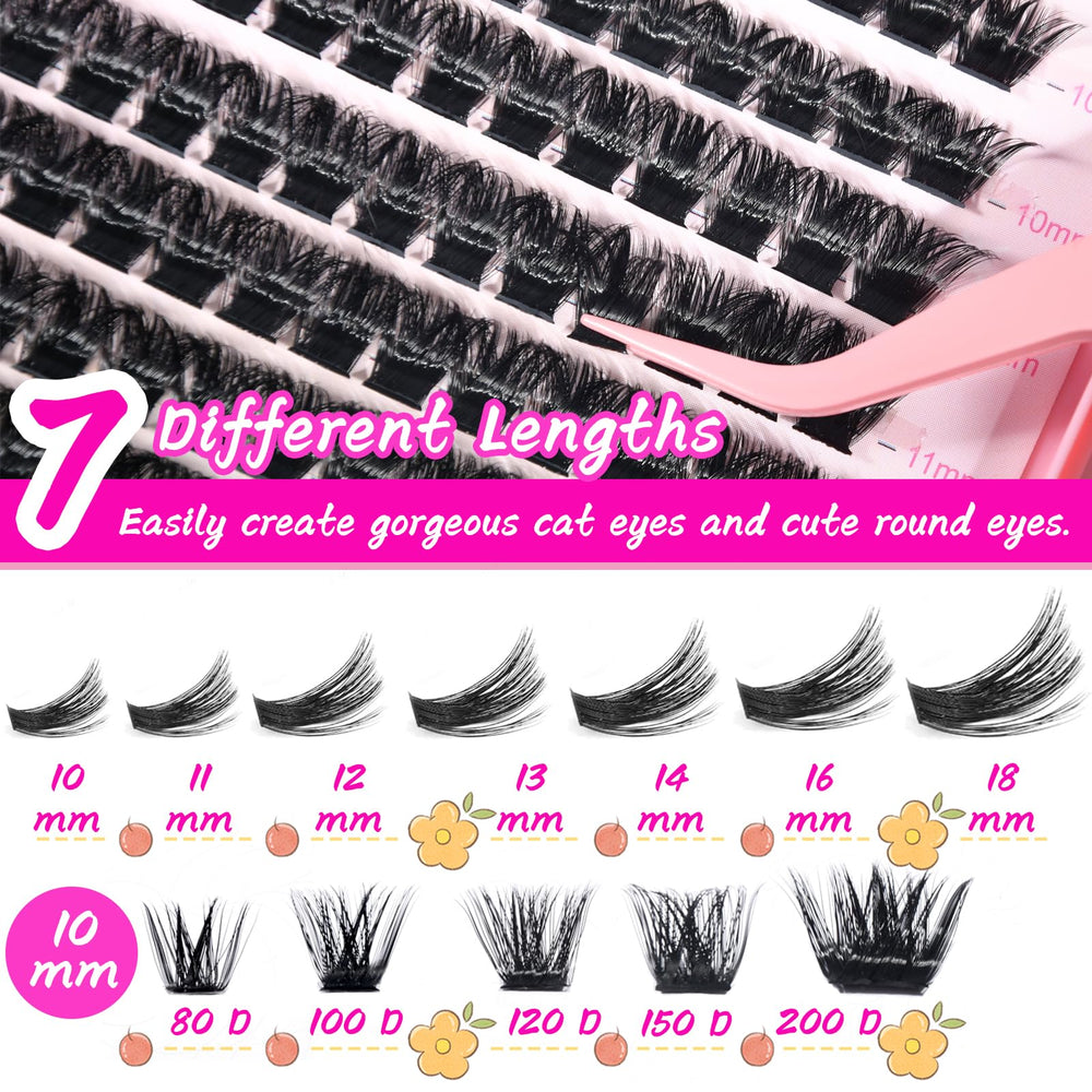 OOPPOO Manga Lash Clusters ideal for dating, parties, and everyday wear.