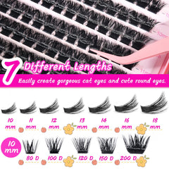 OOPPOO Manga Lash Clusters ideal for dating, parties, and everyday wear.