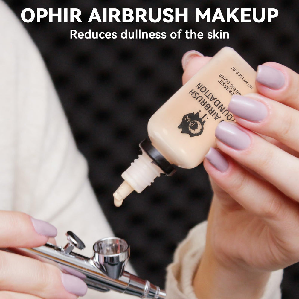 OPHIR Flawless Airbrush eyeshadow palette arranged for vivid, long-lasting eye looks