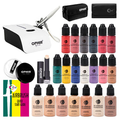 OPHIR Flawless Airbrush foundation shades palette for seamless, camera-ready skin