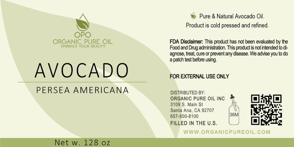 OPO Avocado Oil pour demonstrates easy application for deep conditioning and hydration.
