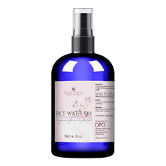 OPO Rice Water Hair Growth Mixture spray application showing quick refresh