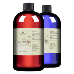 OPO Rose Hydrosol Water toner application on skin
