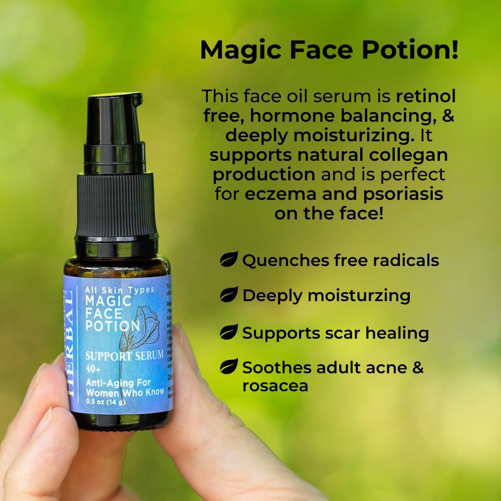 Sea buckthorn oil close-up in Ora's Amazing Magic Face Potion.