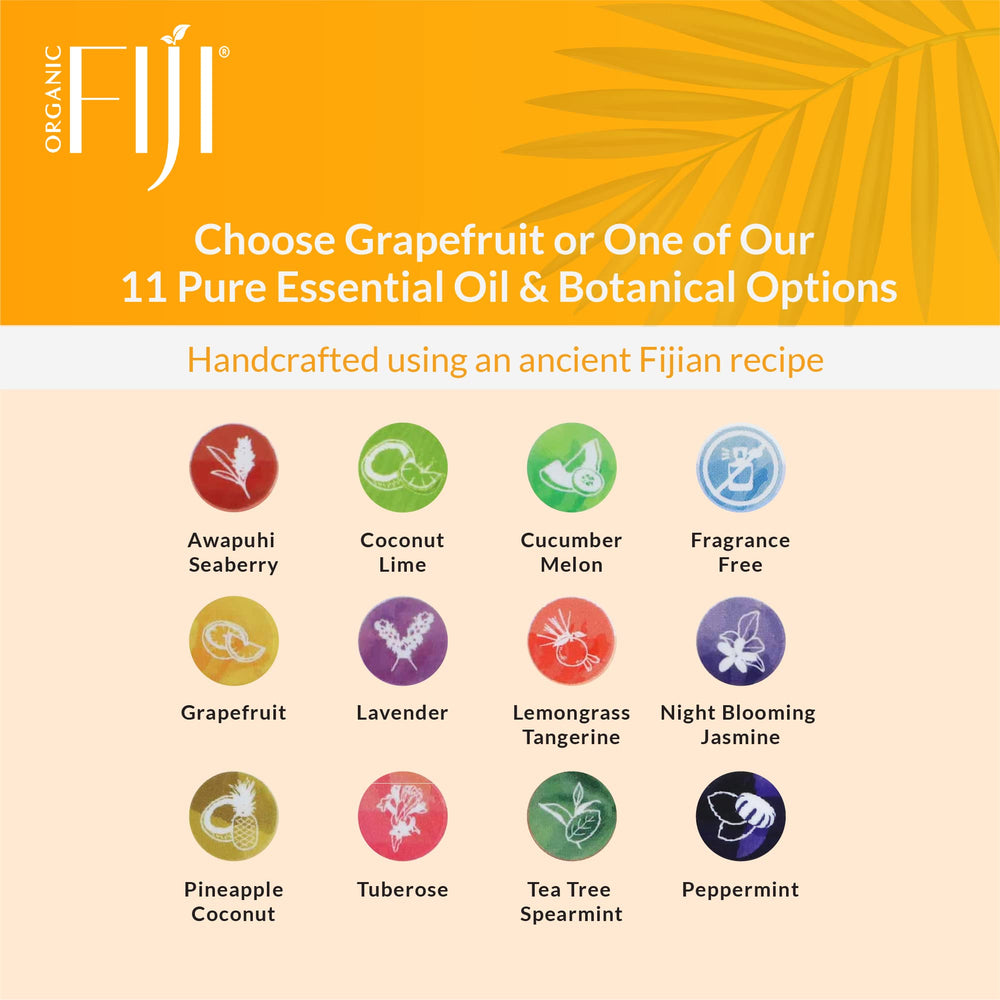 Organic Fiji Coco Fiji biodegradable packaging, gentle on the environment.