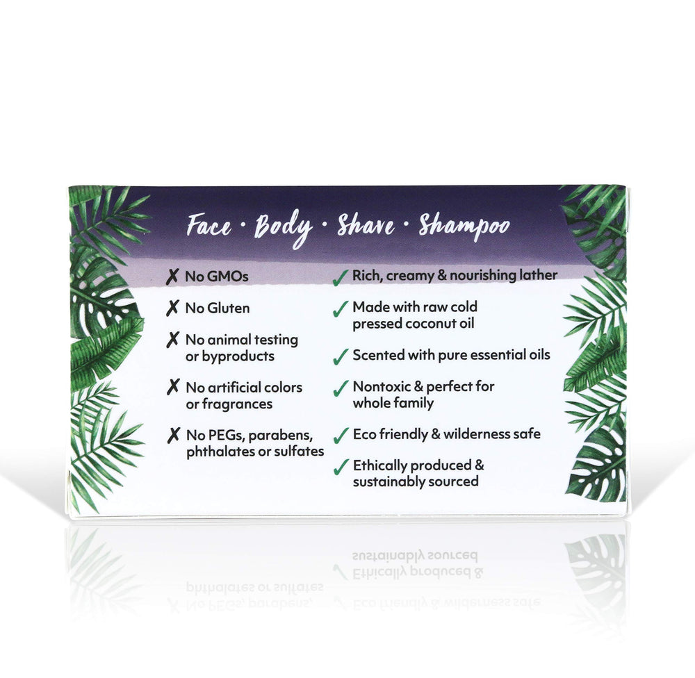 Organic Fiji Coco Fiji Soap Bar with rich lather for cleansing.
