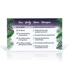 Organic Fiji Coco Fiji Soap Bar with rich lather for cleansing.