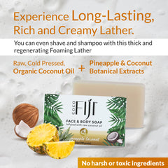 Vegan and cruelty-free soap suitable for daily use.