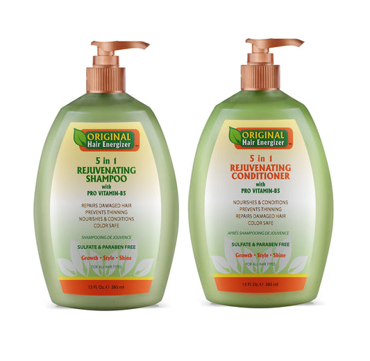 Organic Hair Energizer shampoo bottle pour showing balanced scalp care