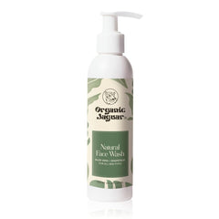 Organic Jaguar Face Wash bottle front shows fragrance-free formula suitable for all skin types