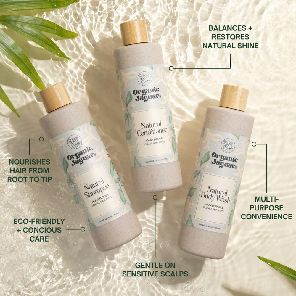 Organic Jaguar ingredients panel highlights natural components and mild thickening agent