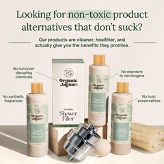Organic Jaguar sulfate-free formula highlights gentle cleansing suitable for sensitive scalps.
