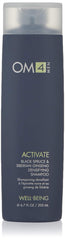 Organic Male OM4 Activate bottle pour for refreshing scalp cleanse