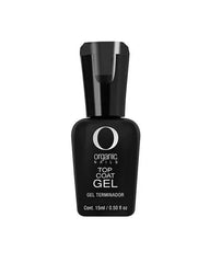 Organic Nails Top Gel Coat 15ml bottle for durable natural finish