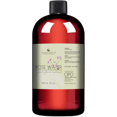 Organic Pure Oil Rose Hydrosol Water bottle shown for daily skin hydration and refreshment