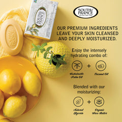 South Of France organic shea butter ingredient highlight for nourishing cleansing.