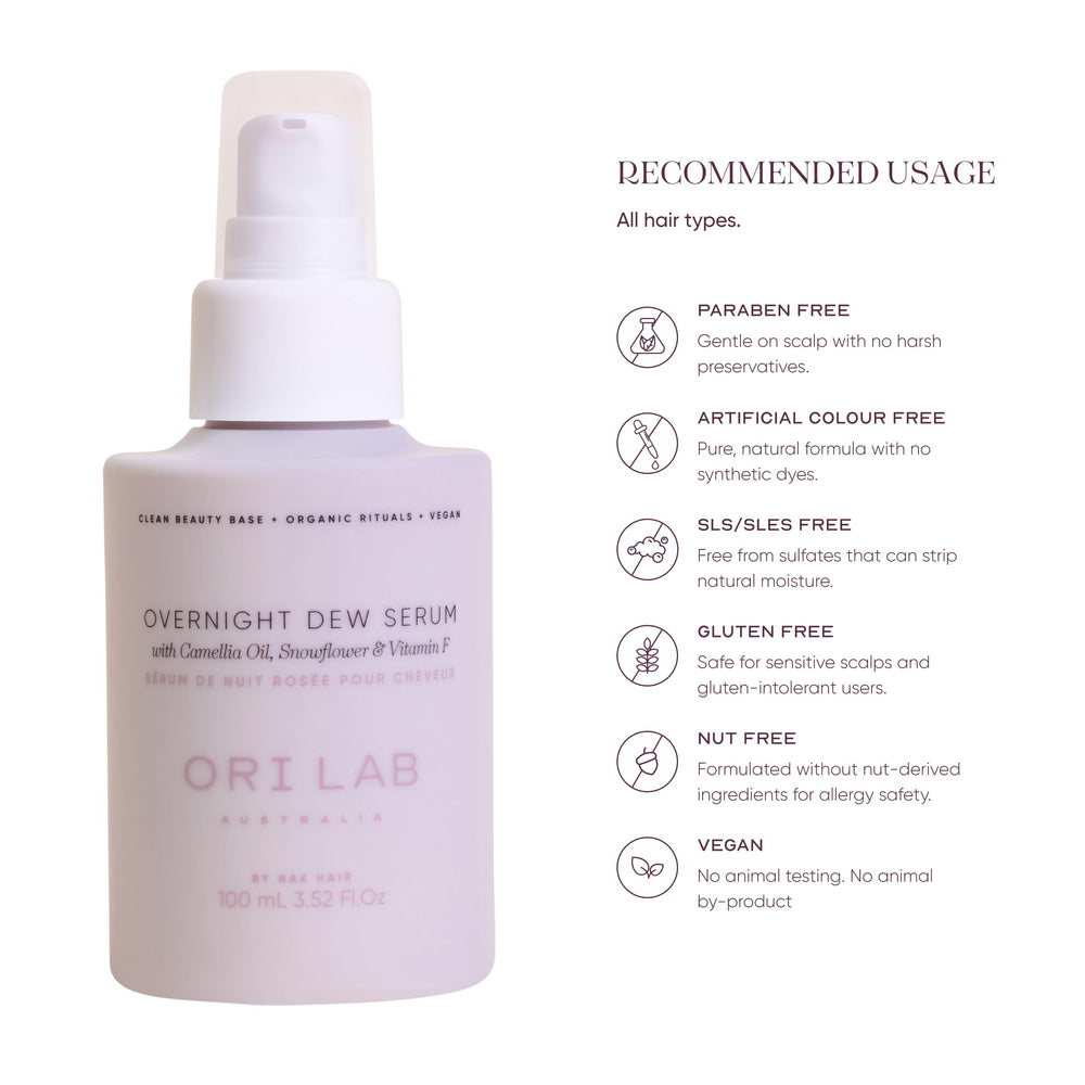 ORI LAB Overnight Dew Serum hyaluronic acid focus for lasting moisture