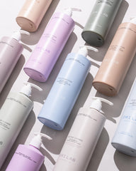 ORI LAB Plump Cleanse on bathroom shelf for a daily clean beauty routine