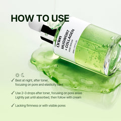 Orien Mugwort Collagen Serum glow finish after a light touch.
