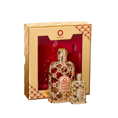 Orientica Royal Amber Discovery mini bottle 7.5ml; portable scent moment for on-the-go use.