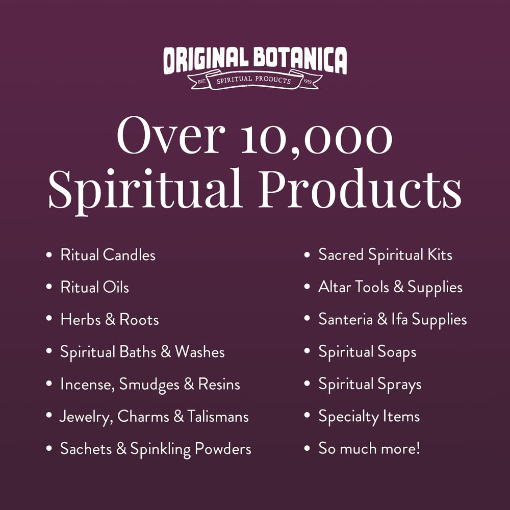 Original Botanica Saint Michael soap close-up showing aromatic herbs for ritual cleansing.
