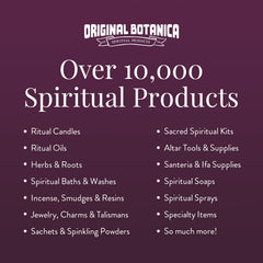 Original Botanica Saint Michael soap close-up showing aromatic herbs for ritual cleansing.