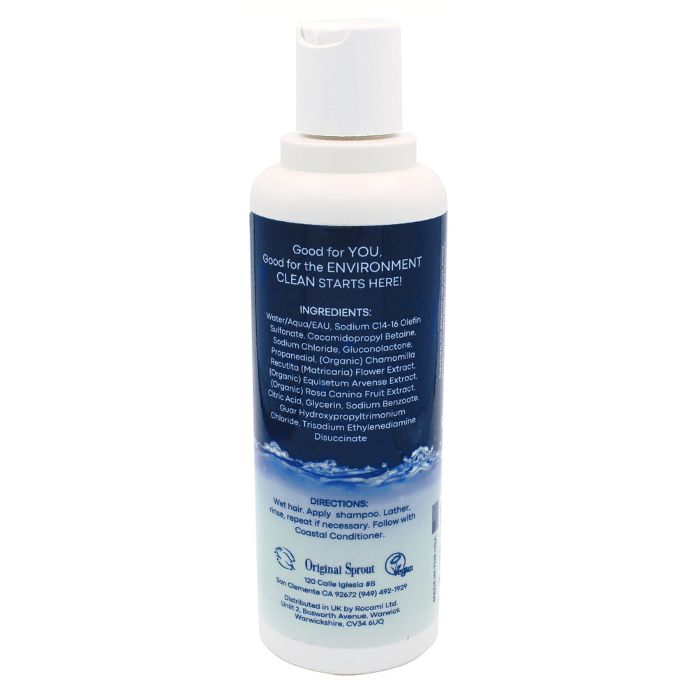 Original Sprout Coastal Collection shampoo shown on a bathroom shelf setting.