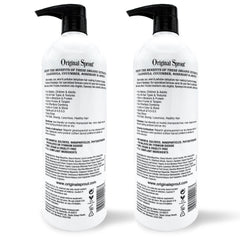 Original Sprout Deep Conditioner label close-up highlighting vegan formula
