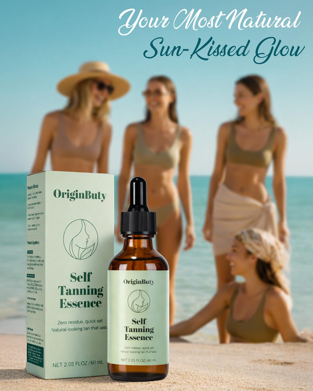 Originbuty Self Tan Drops prevent sheet stains during overnight use.