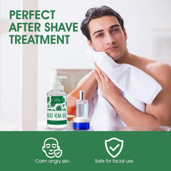 Oriso Aloe Vera Gel after sun exposure provides cooling relief and moisture